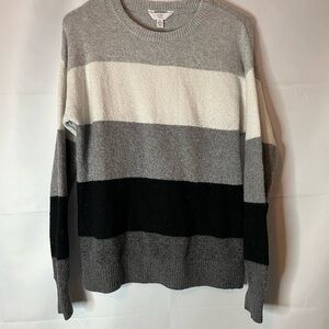 Time and Tru Multi-Tone Striped Sweater